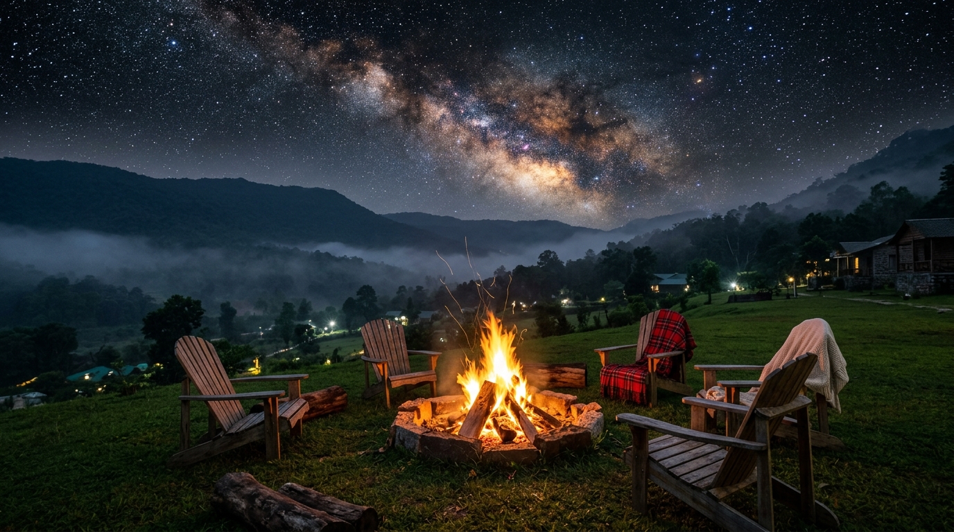 Nightly Bonfire and Stargazing