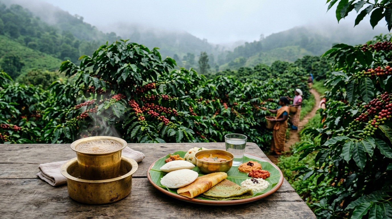 Araku Coffee and Authentic Local Meals